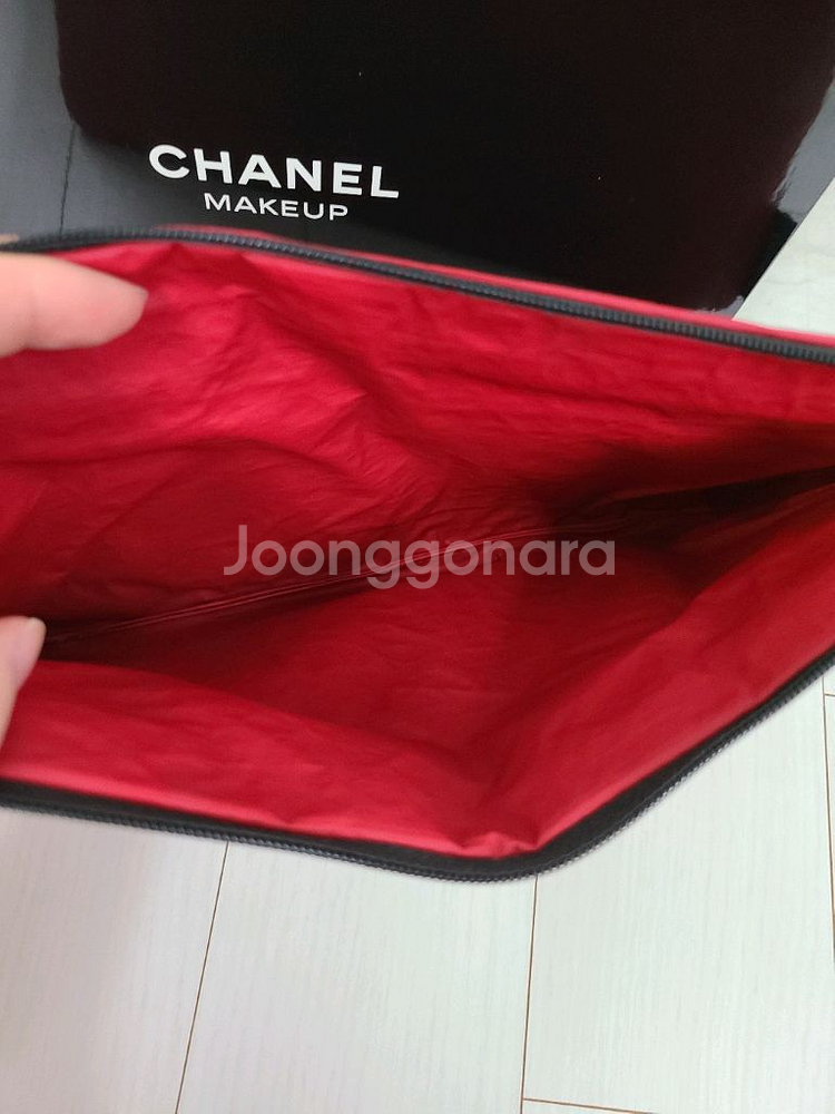 정품) 샤넬 레드 파우치 (코스메틱)--3