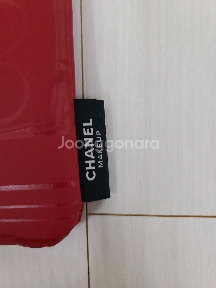 정품) 샤넬 레드 파우치 (코스메틱)--2