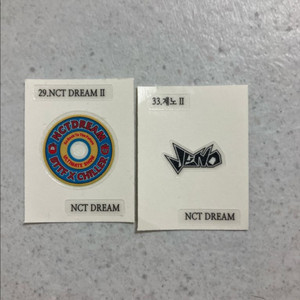 Gs25 nct dream K-POP 제노 아이돌 굿즈 패치 세트