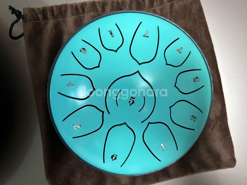 텅 드럼 15음(검정) ,11음(민트) 2개 세트--4