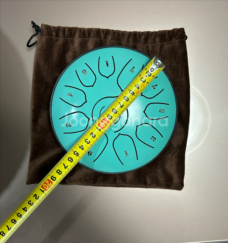 텅 드럼 15음(검정) ,11음(민트) 2개 세트--6