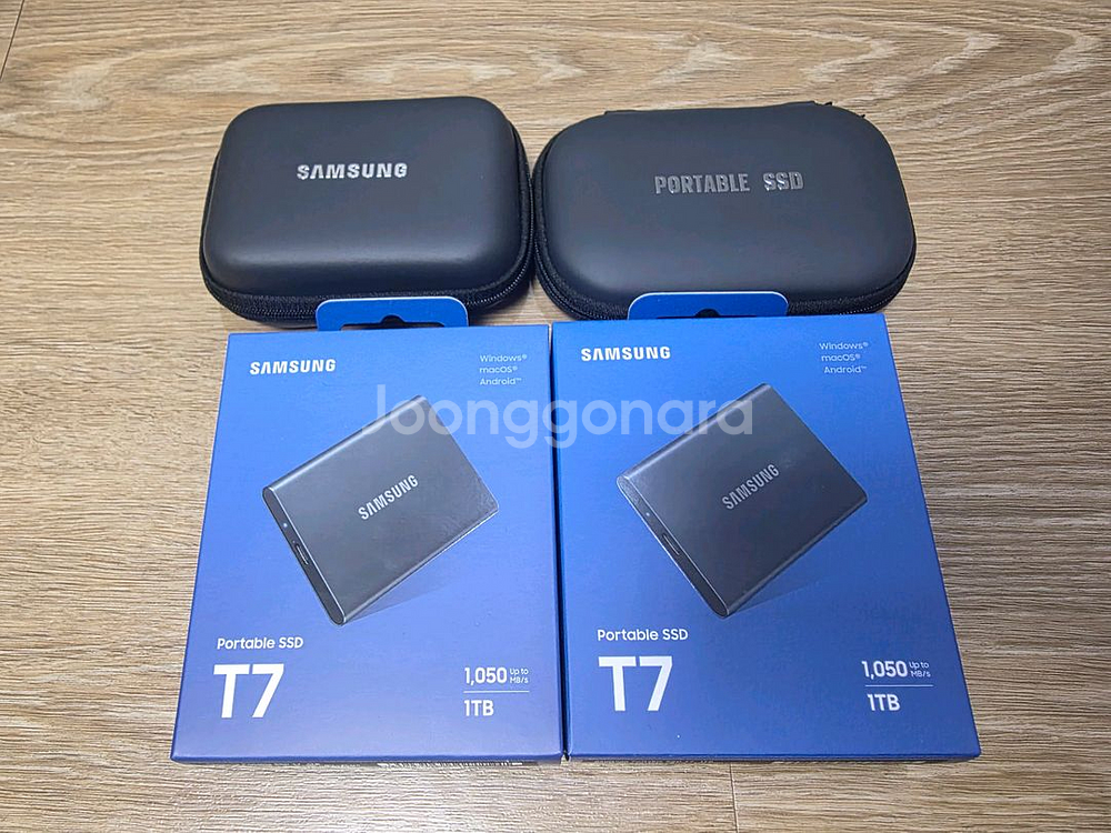 삼성 포터블 외장 SSD T7 1TB--0
