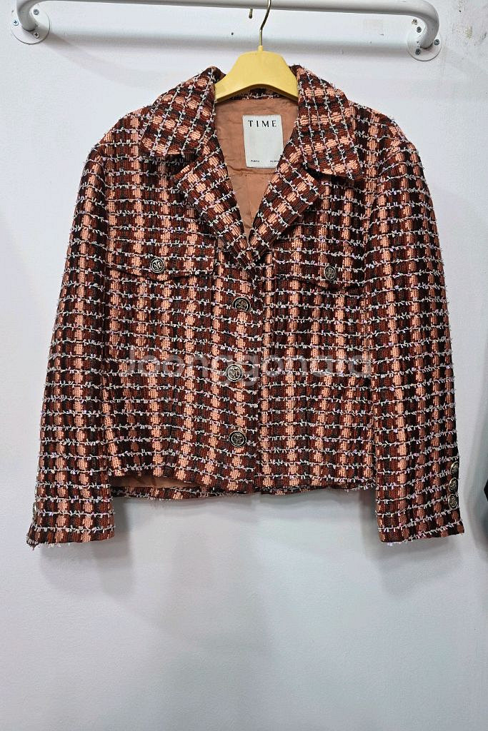 타임 여성 크롭 자켓--0