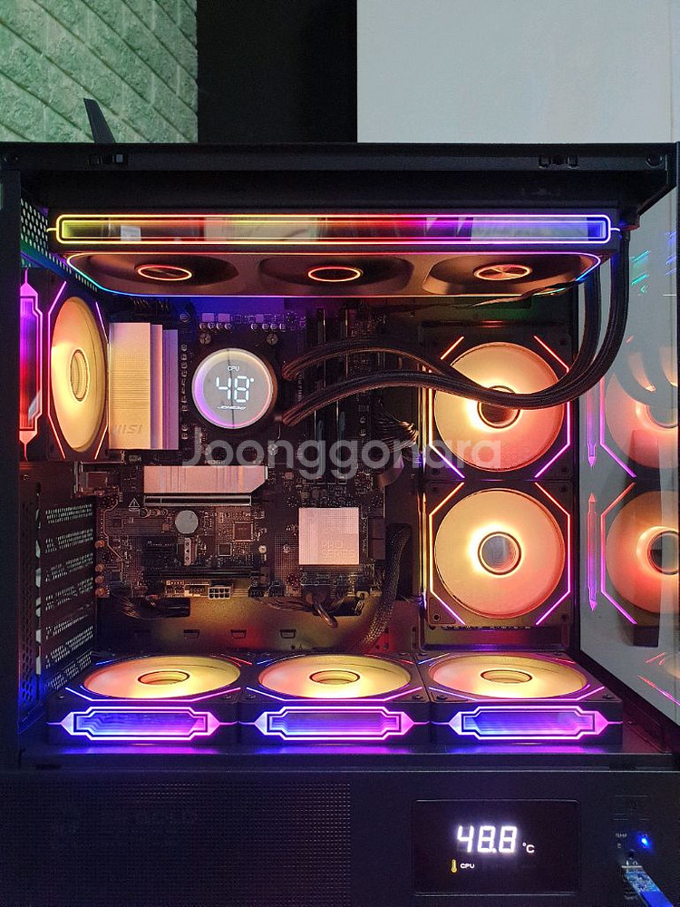 미사용 ) 반본체 게이밍 컴퓨터 9800X3D PC--0