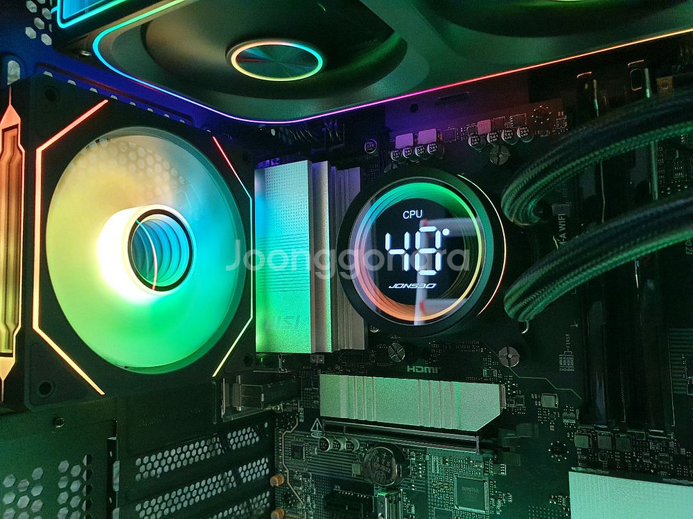 미사용 ) 반본체 게이밍 컴퓨터 9800X3D PC--6