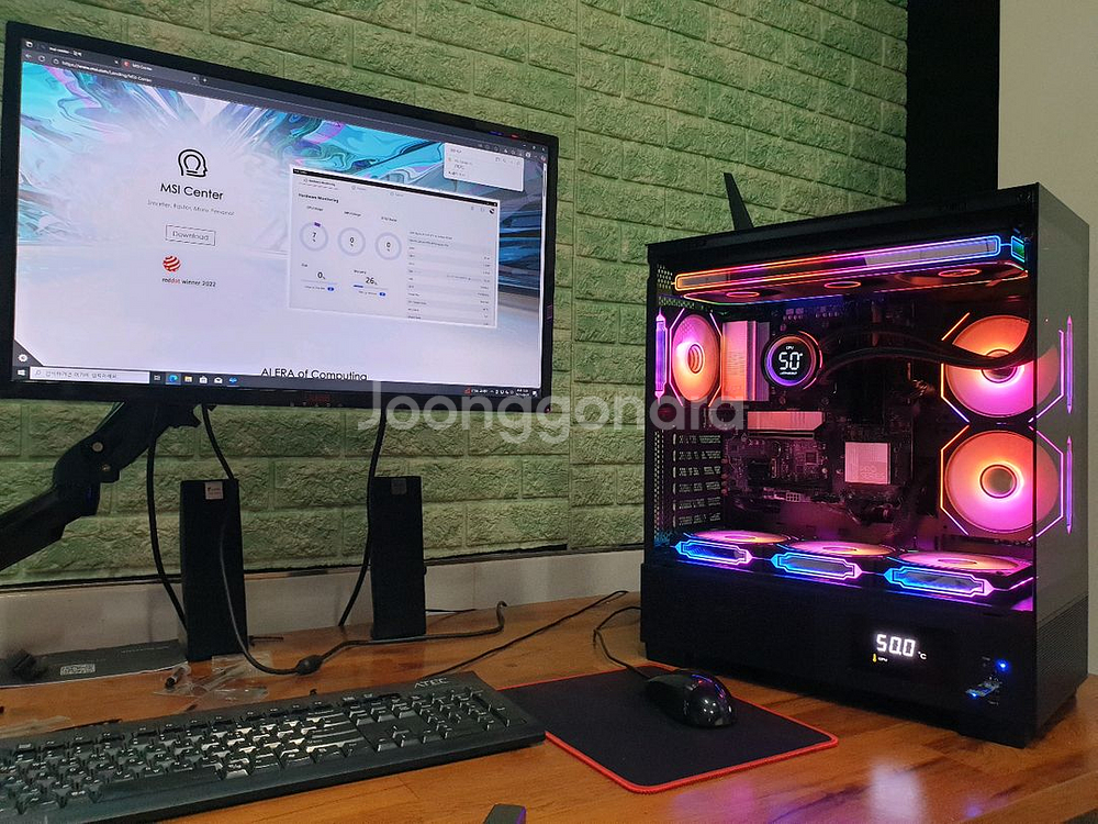 미사용 ) 반본체 게이밍 컴퓨터 9800X3D PC--8