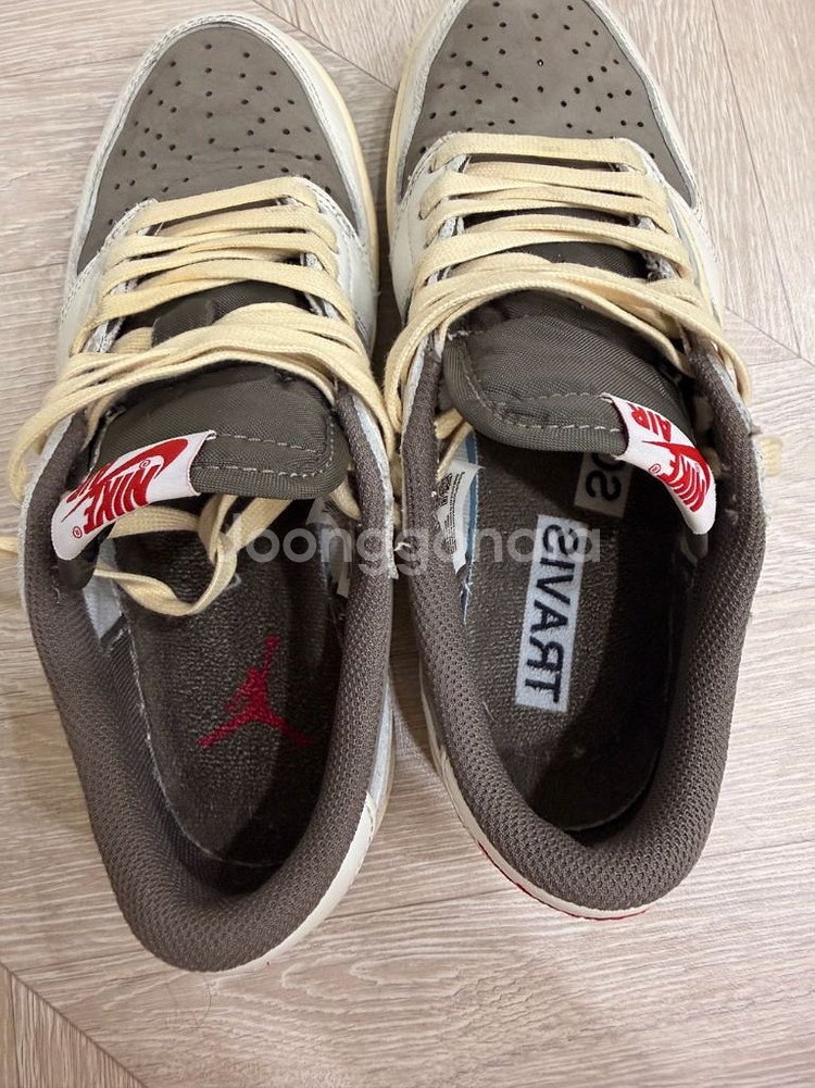 나이키 조던1 트래비스 스캇 로우 리버스 모카 240--5