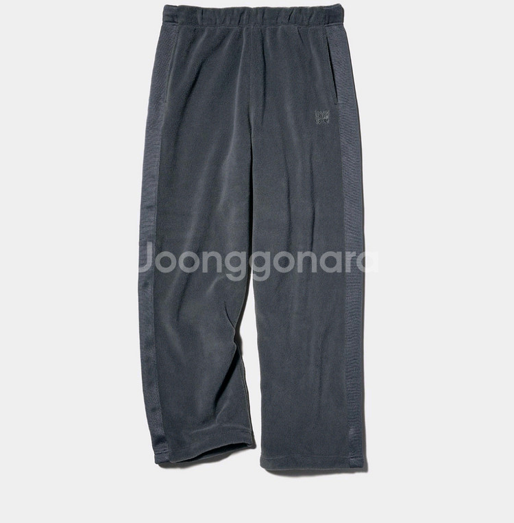 유니클로 니들스 콜라보 후리스 와이드팬츠(블랙,그레이)--3