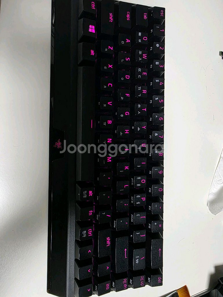 레이저 블랙위도우V3 미니+바실리스크V3 Pro+충전독 세트--5