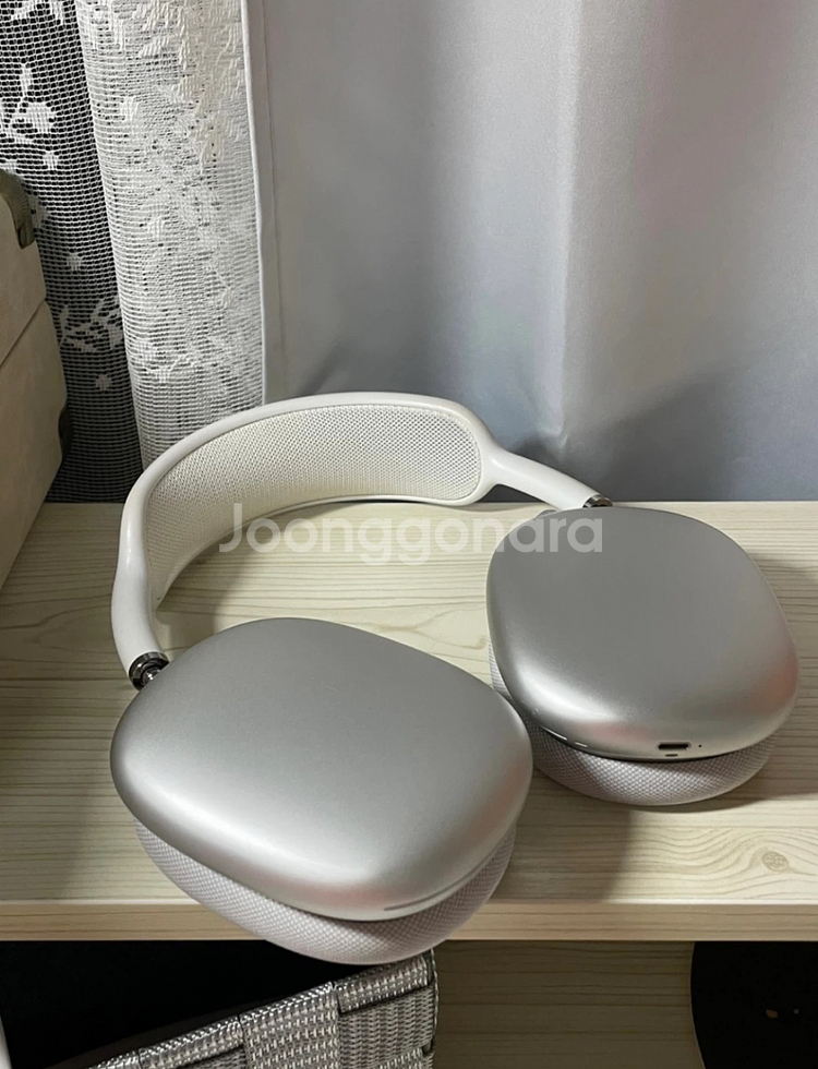 에어팟 맥스 실버 풀박스--0