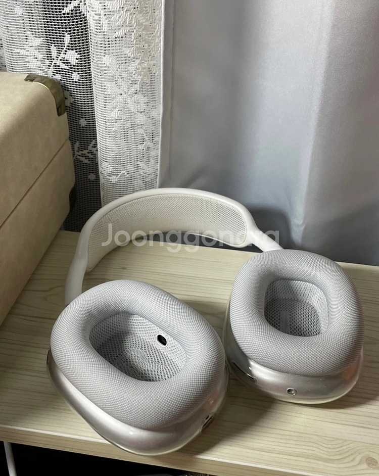 에어팟 맥스 실버 풀박스--1