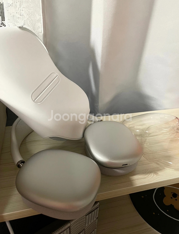 에어팟 맥스 실버 풀박스--2