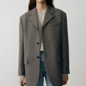 던스트 dunst 헤링본 울자켓 울블레이저 xs