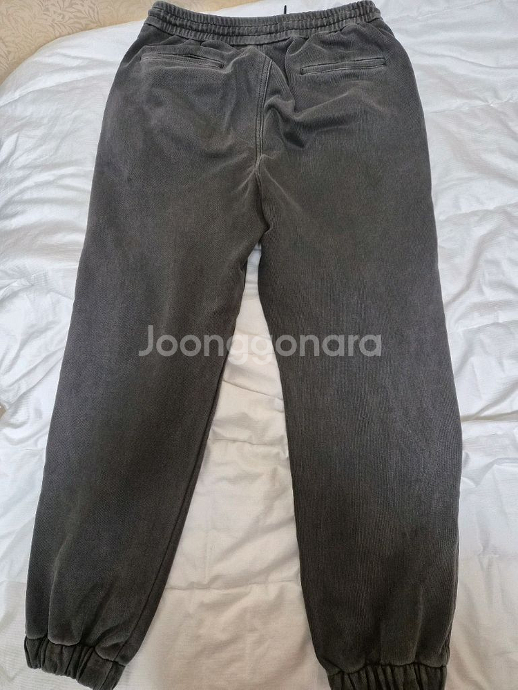 준지 가먼트 다잉 스트링 조거 포켓 절개 디테일 48--10