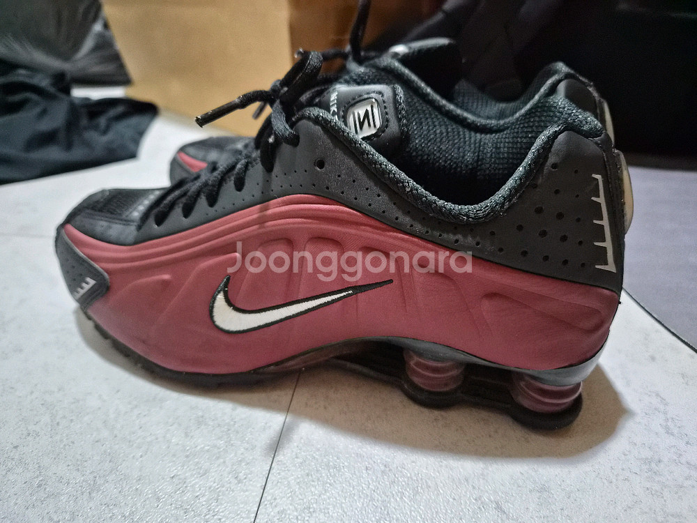 나이키 샥스 레드,블랙 260--0