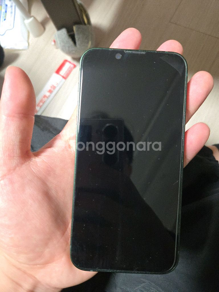아이폰 13미니 256GB 자급제 그린--1