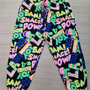 줌바 캐릭터 패턴 조거팬츠