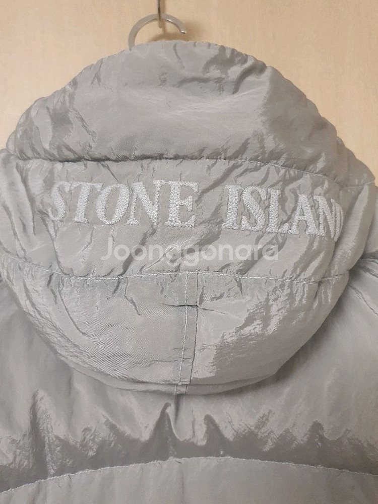 스톤아일랜드 나일론메탈패딩 펄그레이 xl--2