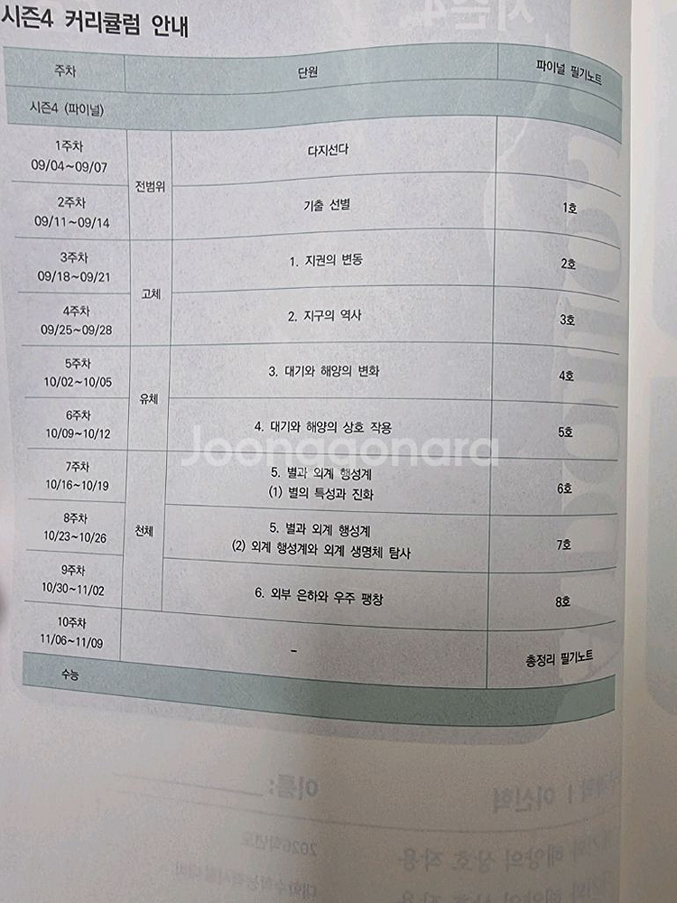 시대인재 이신혁t 시즌4 아폴로 판매--1
