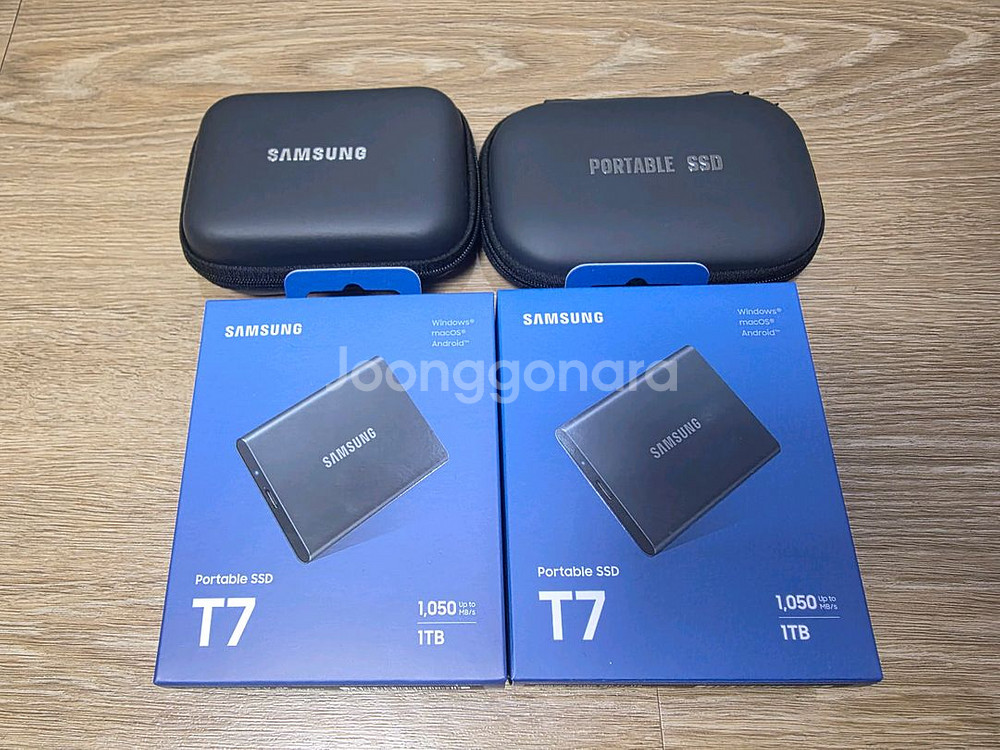 삼성 포터블 외장 SSD T7 1TB--0