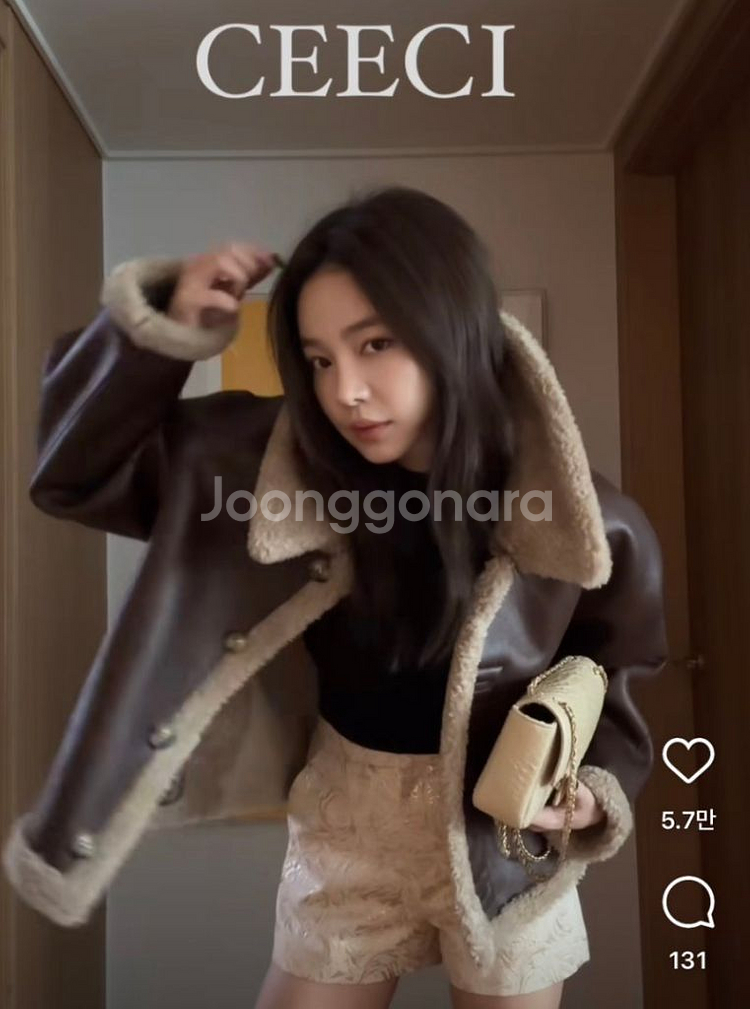 씨에씨 ceeci 무스탕--0