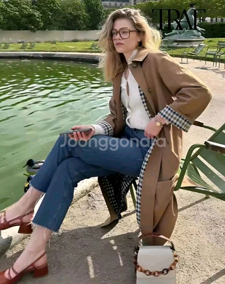 여성 트렌치코트 새상품--0