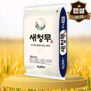 선착순)25년 특등급 새청무쌀20kg 무료배송59900원