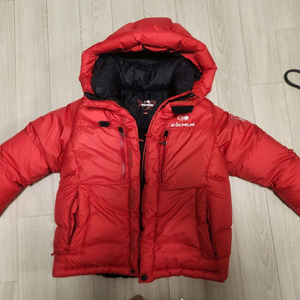 아이더 키즈 경량 패딩 점퍼 레드 사이즈 120