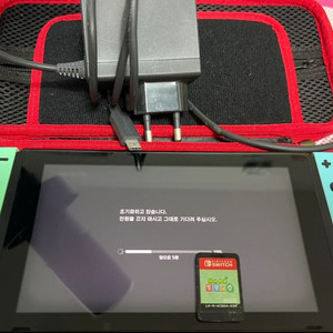 스위치 동물의숲에디션 단품+ 동물의숲 칩