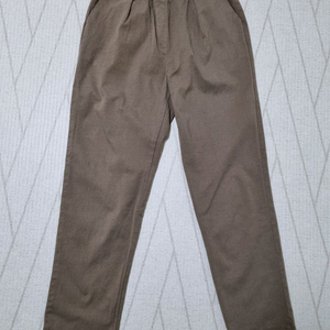 배기핏 허리밴딩 팬츠. 브라운. 55사이즈