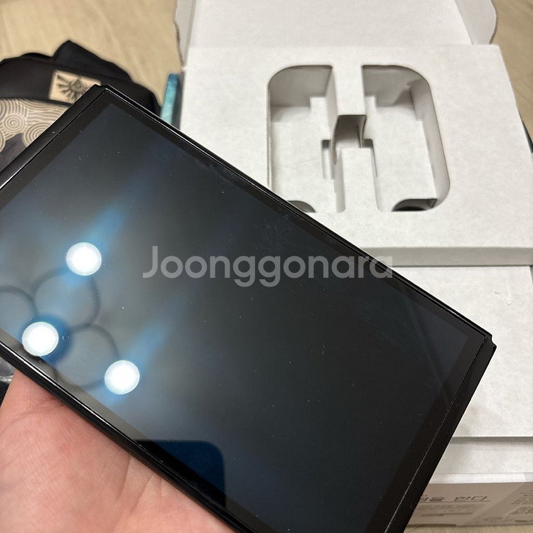 S급 닌텐도 스위치 OLED 젤다 에디션 풀박스+ 스위치 휴대가방 젤다에디션--4