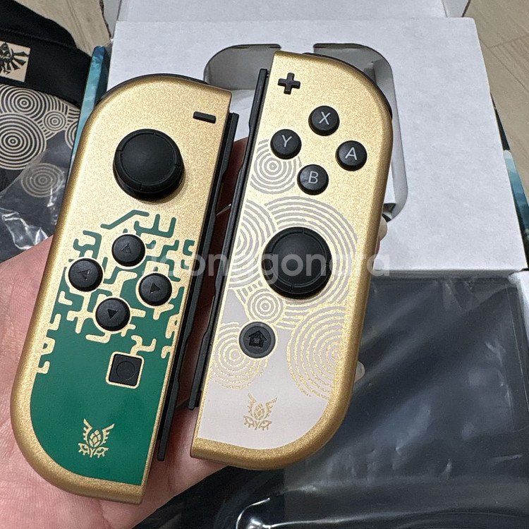 S급 닌텐도 스위치 OLED 젤다 에디션 풀박스+ 스위치 휴대가방 젤다에디션--3
