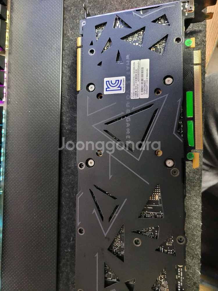 갤럭시 RTX 2080 ti 3팬 그래픽카드--1