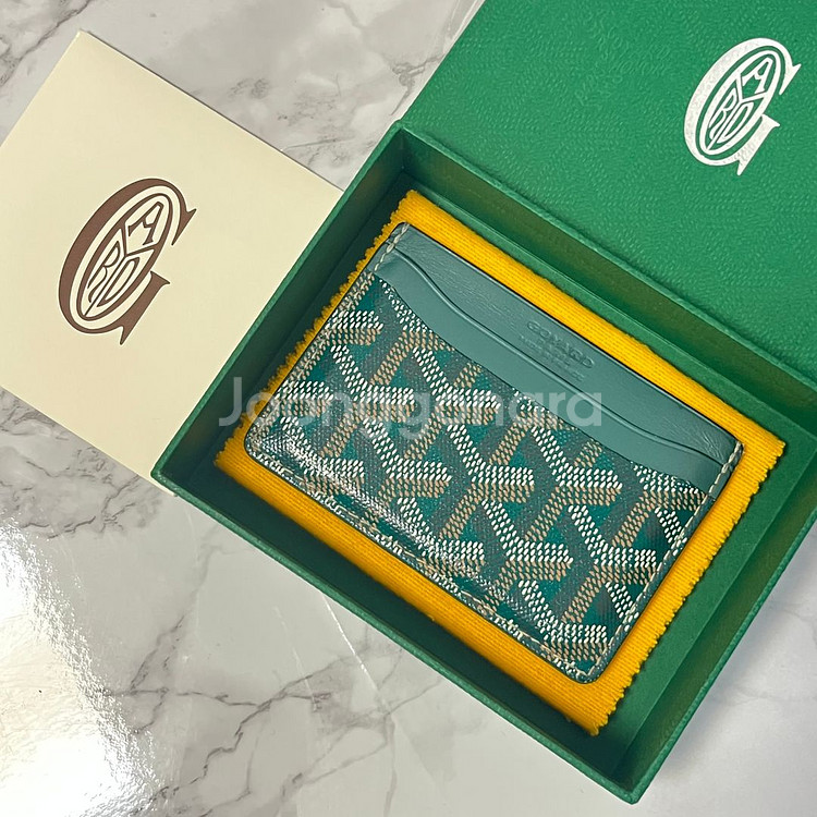 [OS,감정서보유] 고야드 생쉴피스 카드지갑 그린--0