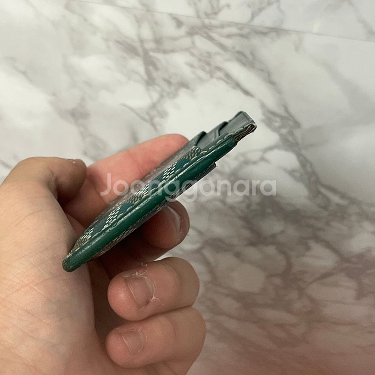 [OS,감정서보유] 고야드 생쉴피스 카드지갑 그린--2