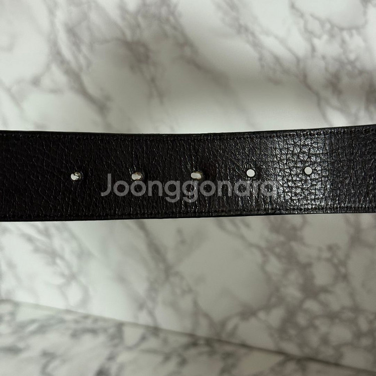 [95.38] 구찌 금장 벨트--2