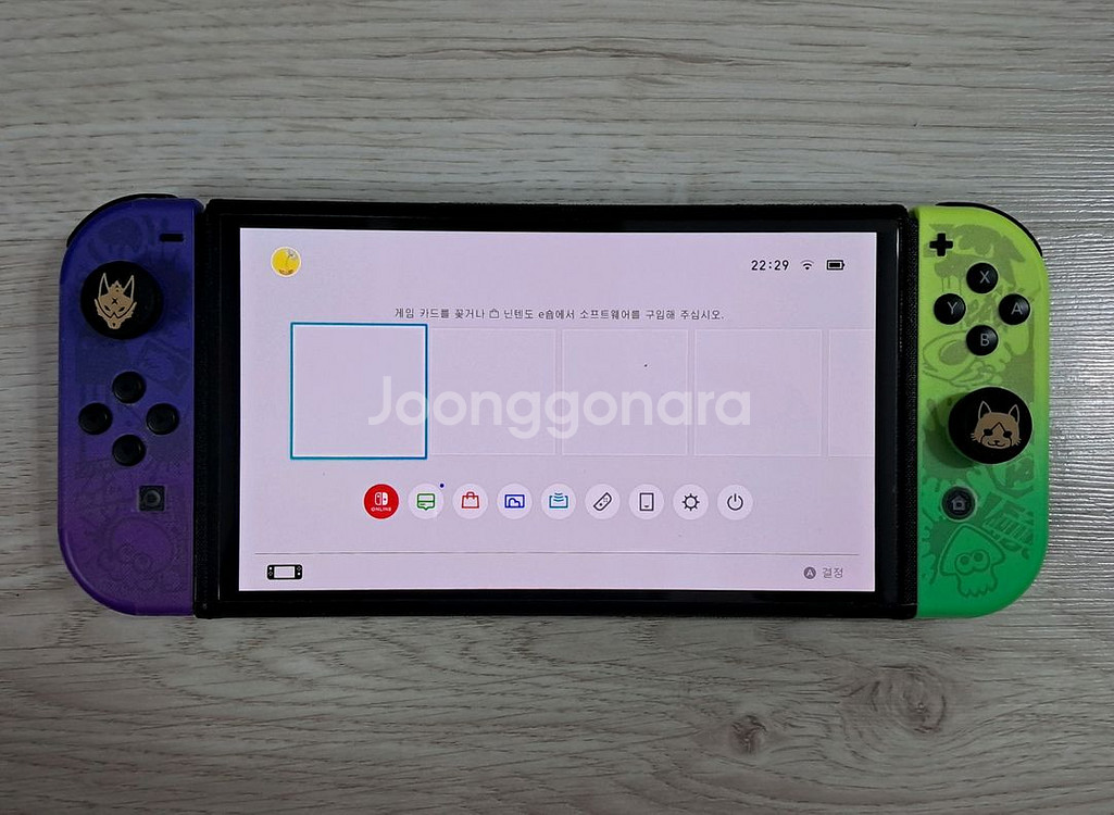 닌텐도 스위치 oled S급 스플래툰 에디션--1