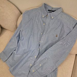 폴로 옥스퍼드 셔츠 슬림핏 블루 xxl