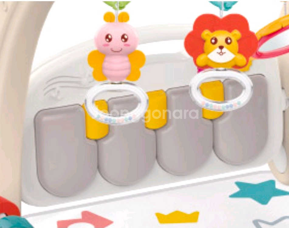 미개봉]하늘썬별 2in1 딸랑이 피아노 걸음마 체육관--4