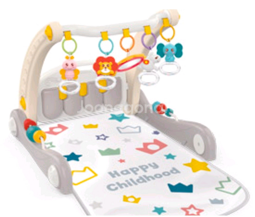 미개봉]하늘썬별 2in1 딸랑이 피아노 걸음마 체육관--7