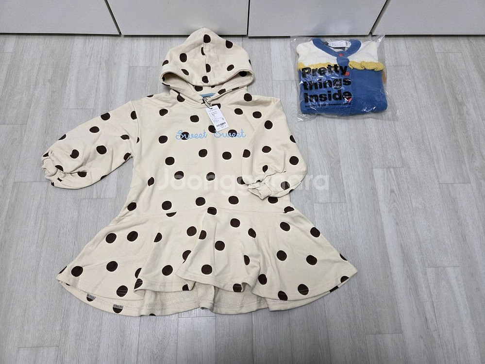 로아앤제인 120사이즈 가디건 원피스 새상품--1