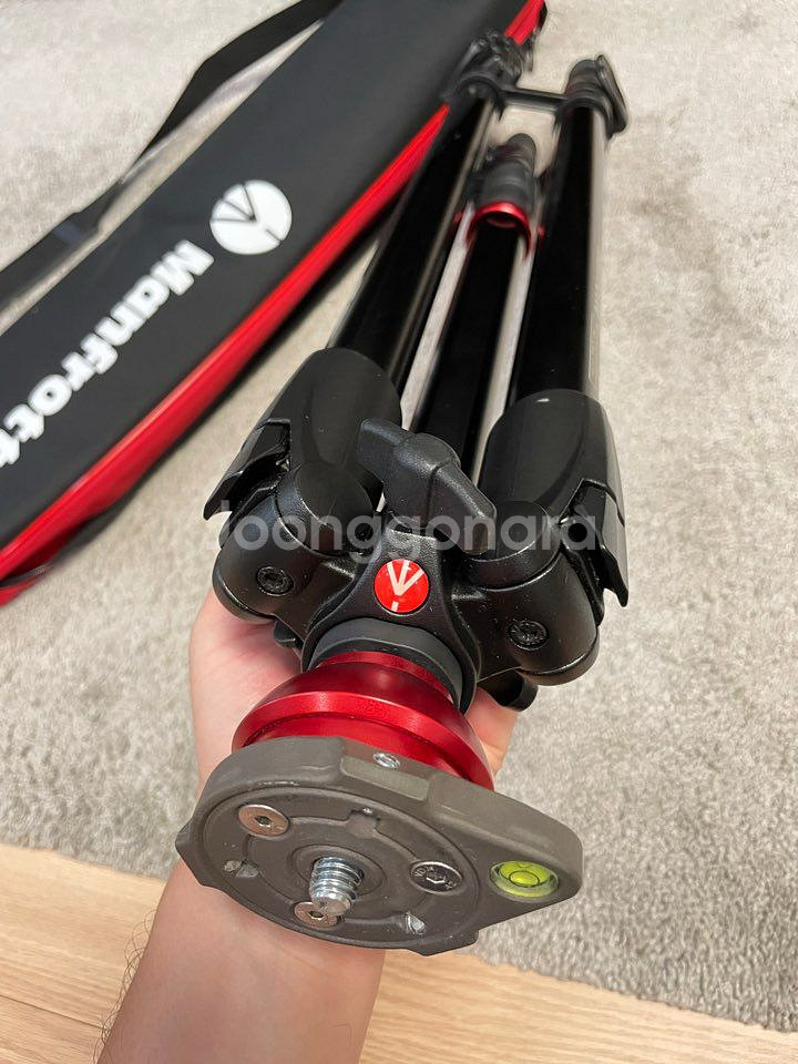 맨프로토 755XB 삼각대(레벨러 모델) & 헤드 fluid head--2