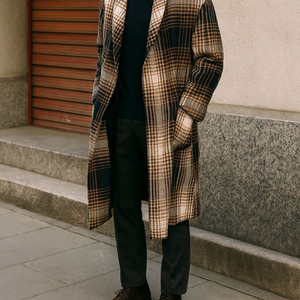 BIGMAC 빅맥 헤비넬 빅체크 로브 샵코트 F~105