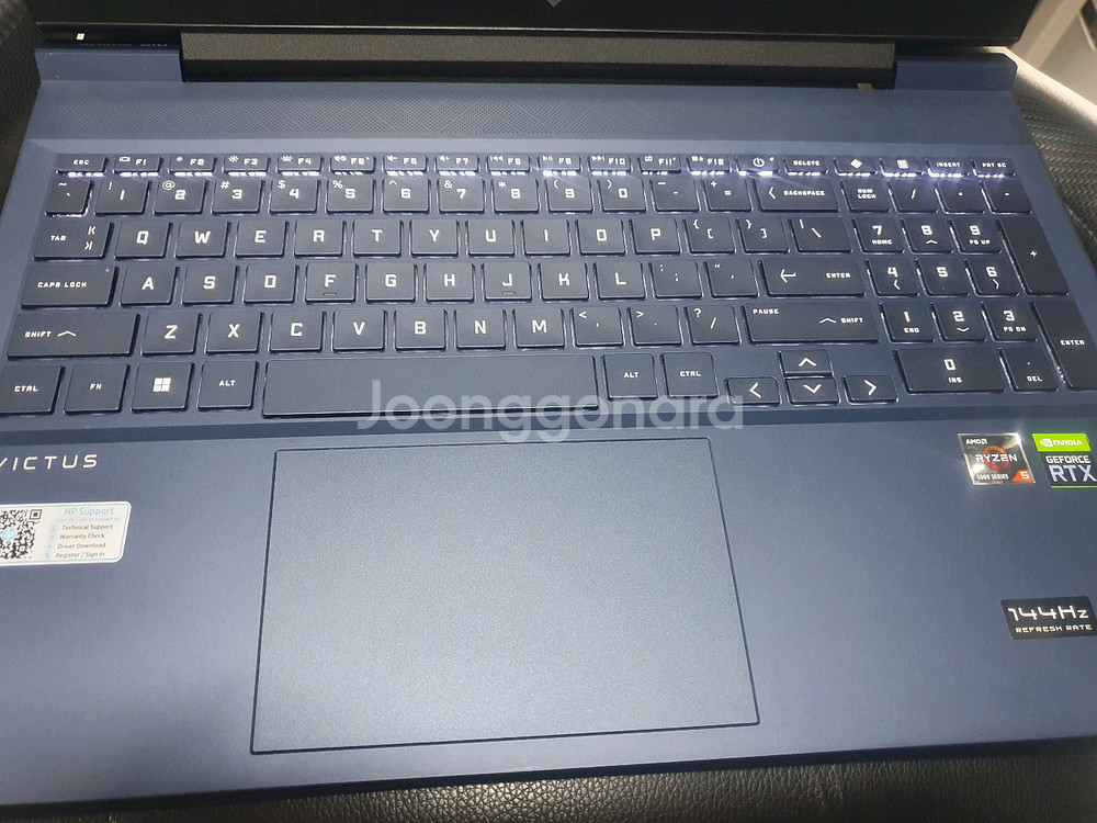 게이밍 노트북 HP빅터스16 라이젠5 램16 SSD51--10