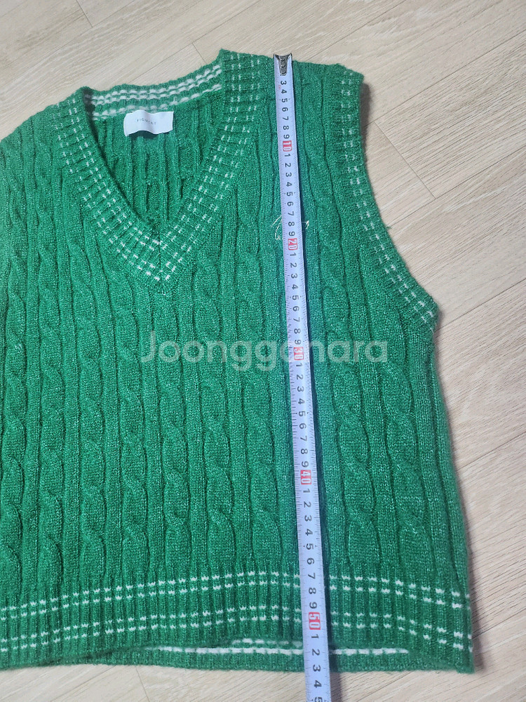 여성 니트 세트 (원피스+베스트)--8