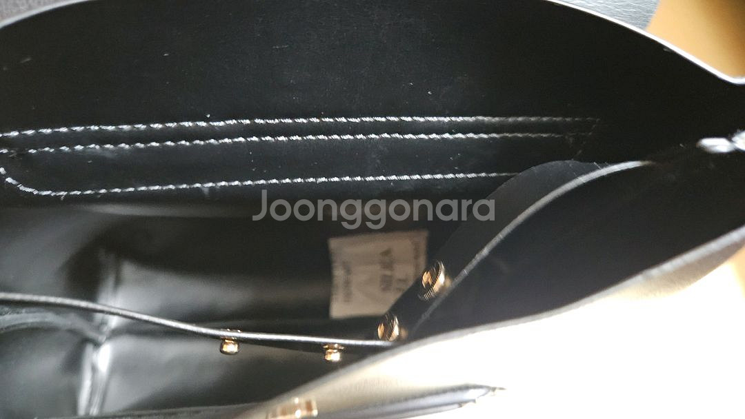 자라 레더 백팩 블랙--2