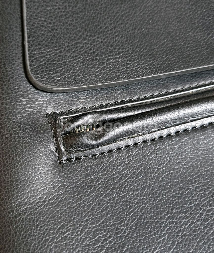 자라 레더 백팩 블랙--4