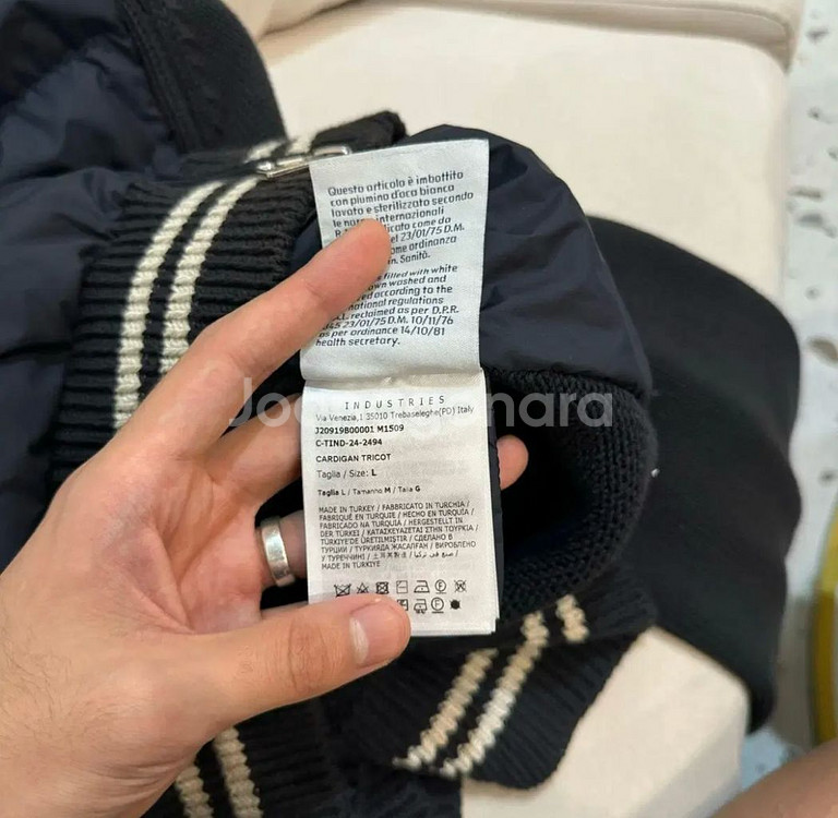 [L]몽클레어 니트패딩 24년식--4