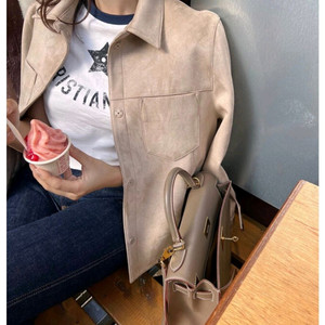 엘레강스초이 스웨이드 자켓S