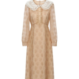 잇미샤 it michaa 카라배색 레이스 원피스 55사이즈